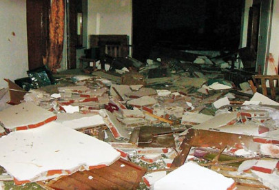 up in flames 16 injured in gas explosion at hotel in mingora