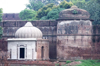 heritage site samadhi of ranjit singh s spiritual guide being restored heritage site samadhi of ranjit singh s spiritual guide being restored