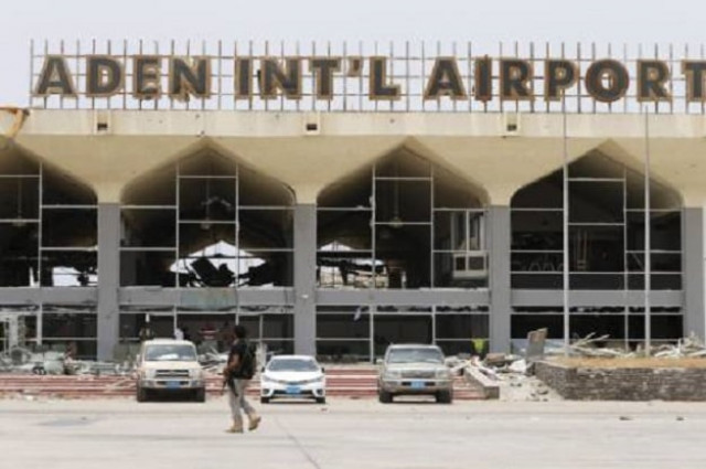 a southern resistance fighter walks past a damaged part of the international airport of yemen 039 s southern port city of aden july 24 2015 photo reuters a southern resistance fighter walks past a damaged part of the international airport of yemen 039 s southern port city of aden july 24 2015 photo reuters