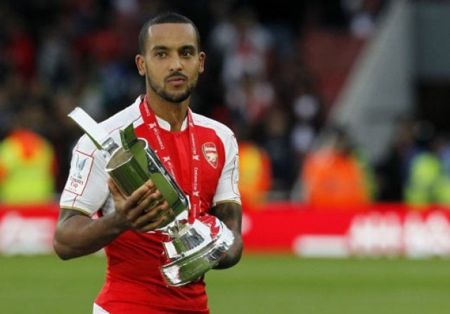 walcott 039 s second half goal ensured arsene wenger 039 s side took the silverware photo afp
