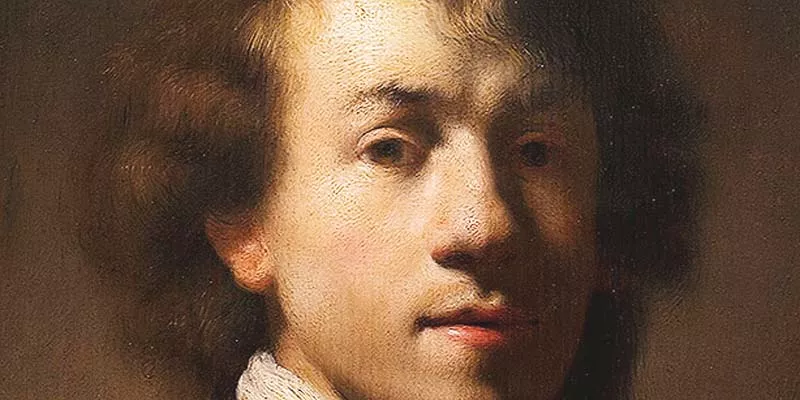 this reproduction shows a part of rembrandt s self portrait titled portrait of rembrandt with a gorget photo ap this reproduction shows a part of rembrandt s self portrait titled portrait of rembrandt with a gorget photo ap