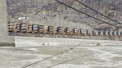 gilgit in the dark after landslide damages water line gilgit in the dark after landslide damages water line