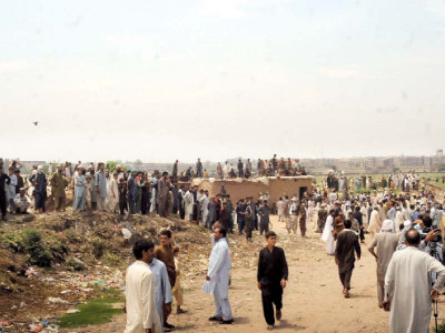 slum situation in lieu of whole settlement cda to accept 250 plots