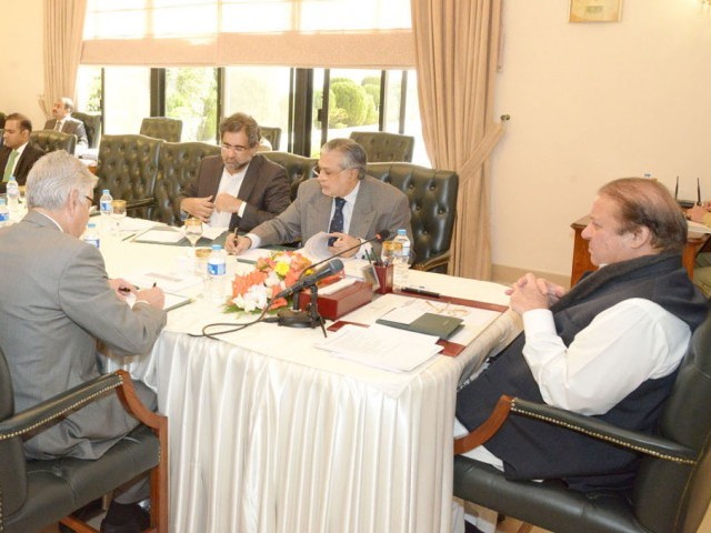 pm nawaz sharif chairs the cabinet committee on energy meeting at the pm house on tuesday december 9 2014 photo pid