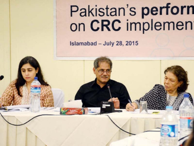 the conference was titled pakistan s performance on implementation of convention on the rights of the child and was organised by the human rights commission of pakistan photo huma choudhary express the conference was titled pakistan s performance on implementation of convention on the rights of the child and was organised by the human rights commission of pakistan photo huma choudhary express