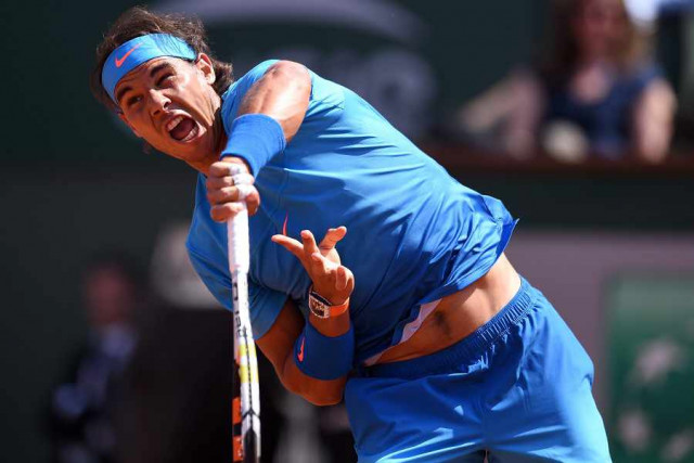 after losing the first set nadal regroups to win the match in three photo courtesy express and star after losing the first set nadal regroups to win the match in three photo courtesy express and star