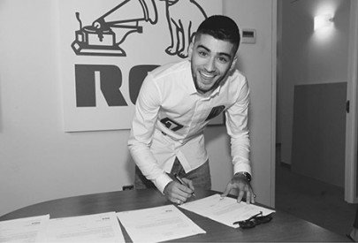 zayn malik signs with rca records zayn malik signs with rca records