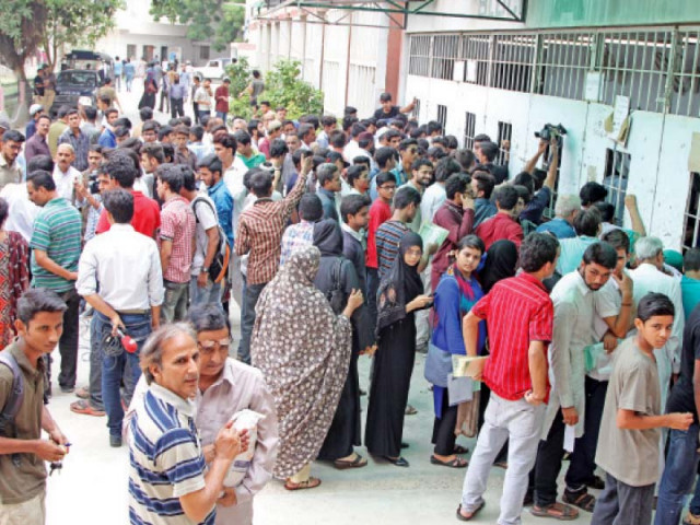 a large number of students who had failed or were marked absent in their matriculation examinations gathered outside the bsek office on friday morning they claim that they had been marked absent even though they had appeared for the exams photo aysha saleem express a large number of students who had failed or were marked absent in their matriculation examinations gathered outside the bsek office on friday morning they claim that they had been marked absent even though they had appeared for the exams photo aysha saleem express