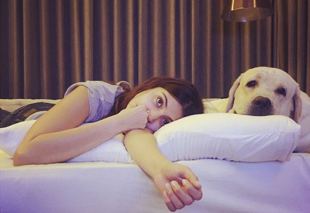 there were reports that she quit non vegetarian food because her dog dude hated the smell of meat photo instagram there were reports that she quit non vegetarian food because her dog dude hated the smell of meat photo instagram