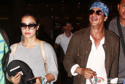 shah rukh kajol return from bulgaria shah rukh kajol return from bulgaria