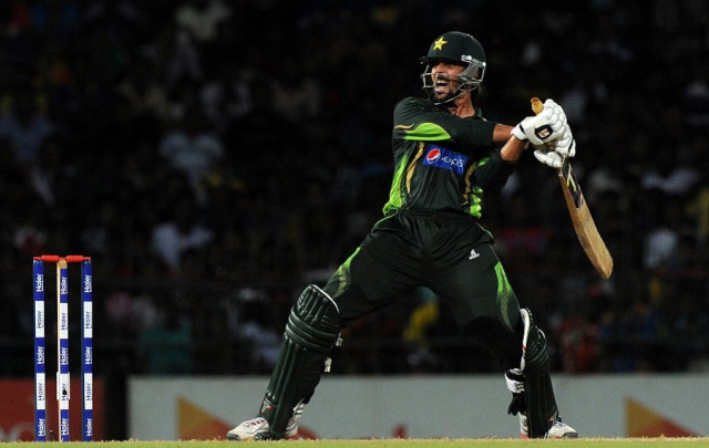 anwar ali carves the ball through the off side sri lanka v pakistan 2nd t20 photo afp