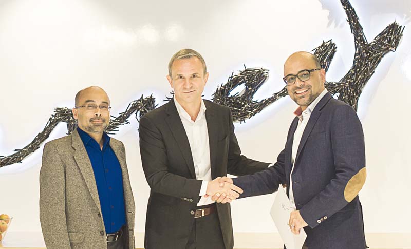 adcom ceo imran syed and cio adnan syed with leo burnett asia pacific ceo jarek ziebinski photo pr