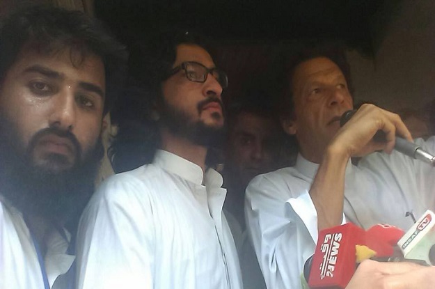 pti chief says money for metro bus should be used for flood prevention photo express