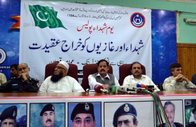 youm e shuhada k p police remembers the fallen