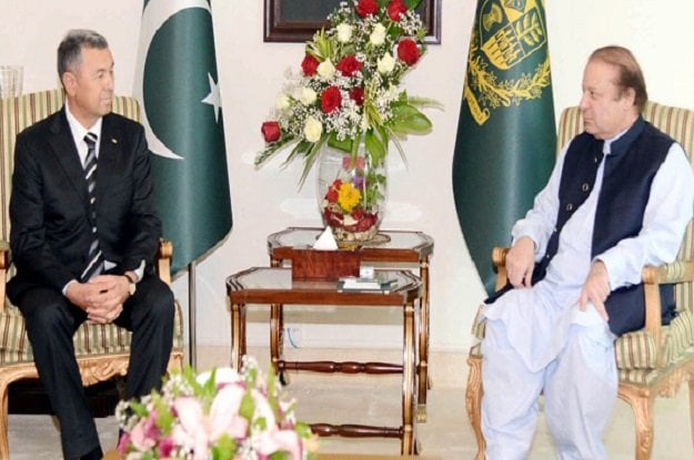 pm nawaz sharif accepts the invitation to visit turkmenistan photo inp