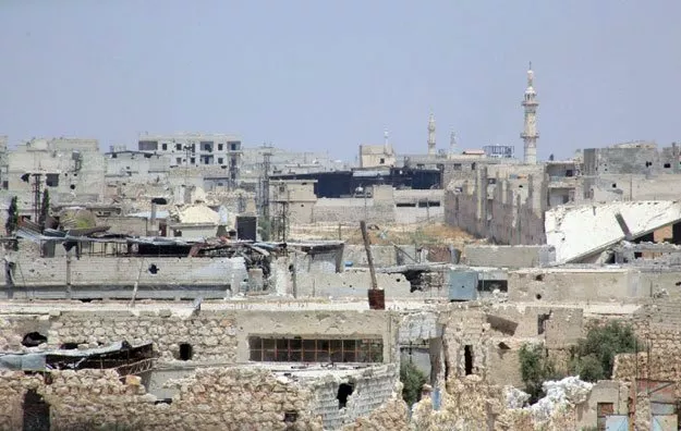 a general view shows the maysar neighbourhood of the northern syrian city of aleppo on july 29 2015 photo afp a general view shows the maysar neighbourhood of the northern syrian city of aleppo on july 29 2015 photo afp