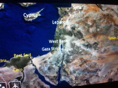 air france under fire for omitting israel from map