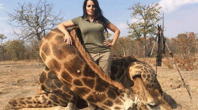 idaho woman comes under fire for celebrating her killing of giraffe
