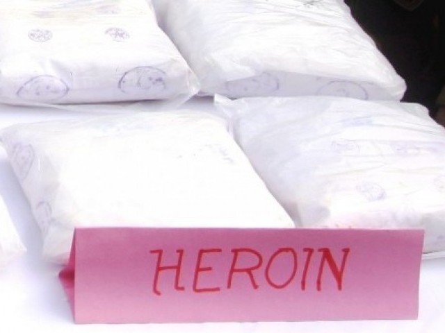 7 2 kilogrammes of heroin captured on benazir bhutto international airport photo file