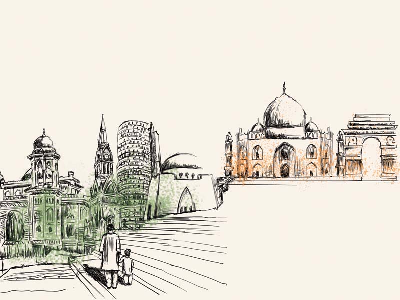 home is where the heart is and the heart is not bound by nationality as two dilli wallahs who fell in love with karachi discovered design illustration maryam rashid