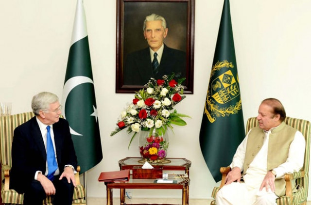 british secretary of state for defence rt hon michael fallon called on prime minister nawaz sharif at pm house photo inp british secretary of state for defence rt hon michael fallon called on prime minister nawaz sharif at pm house photo inp