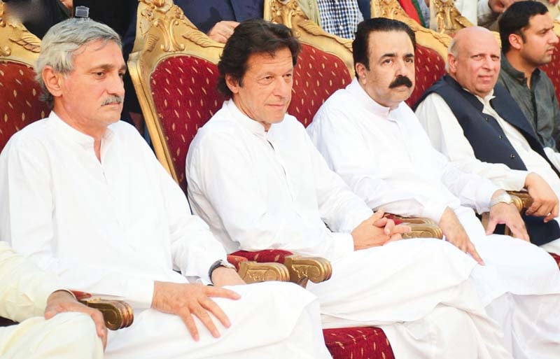 pti chief imran khan attends a public gathering in patoki photo inp