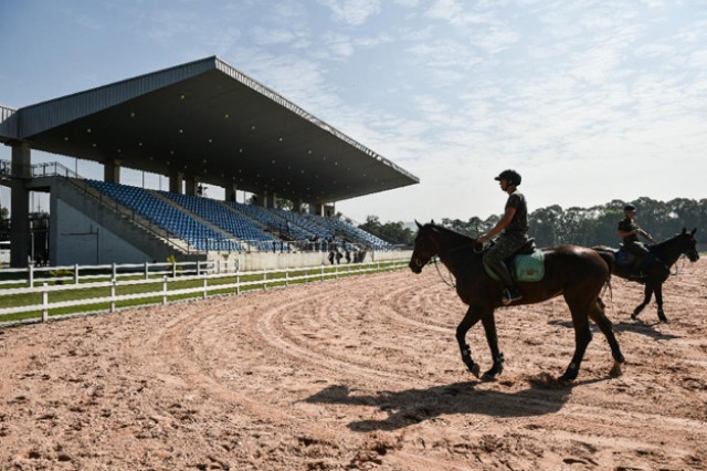 the national equestrian centre at the deodoro sports complex in rio de janeiro brazil photo afp the national equestrian centre at the deodoro sports complex in rio de janeiro brazil photo afp