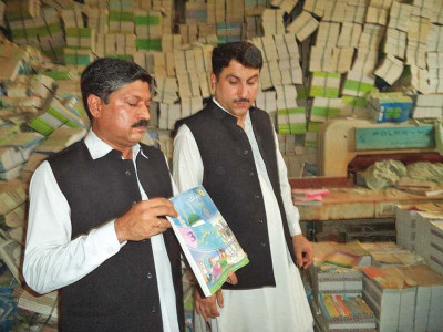 waste of resources anti corruption officials raid warehouse to find books rotting away
