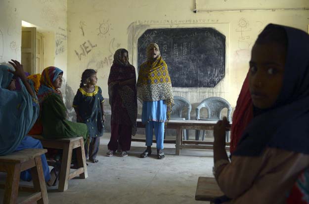 the participants demanded that the government raise the education budget to 4 per cent of the gross domestic product photo afp