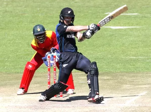 williamson recorded his sixth straight score of 50 or more as his 90 guided new zealand to 273 for six against zimbabwe photo afp williamson recorded his sixth straight score of 50 or more as his 90 guided new zealand to 273 for six against zimbabwe photo afp