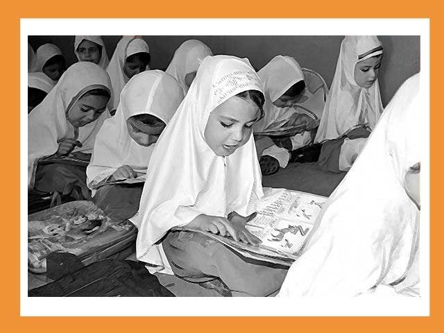 pakistani students attend a class at a school in quetta photo getty