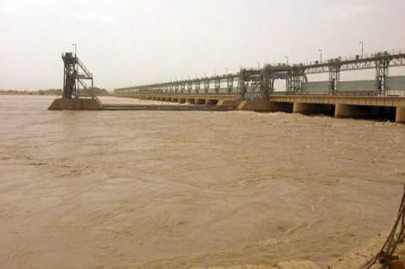 river indus in high flood at kotri in sindh met department river indus in high flood at kotri in sindh met department