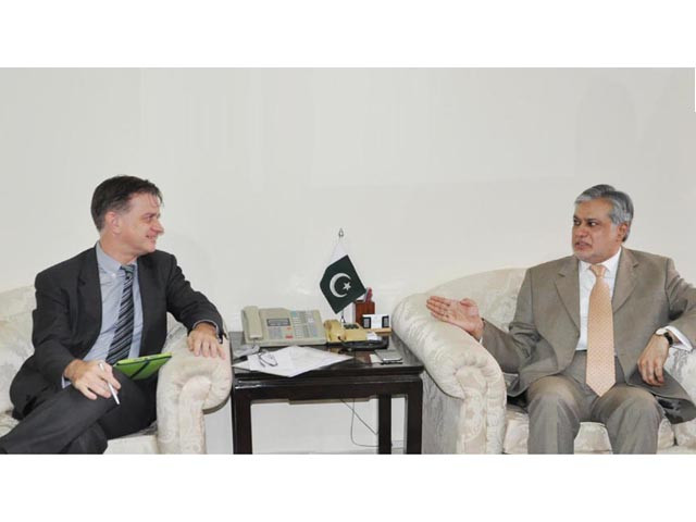 adb country director werner liepach l in a meeting with finance minister ishaq dar on saturday photo pid adb country director werner liepach l in a meeting with finance minister ishaq dar on saturday photo pid
