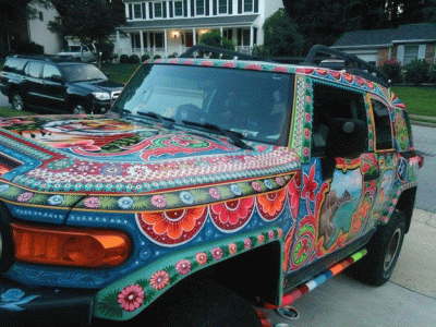 pakistani truck artist paints land cruiser in washington pakistani truck artist paints land cruiser in washington