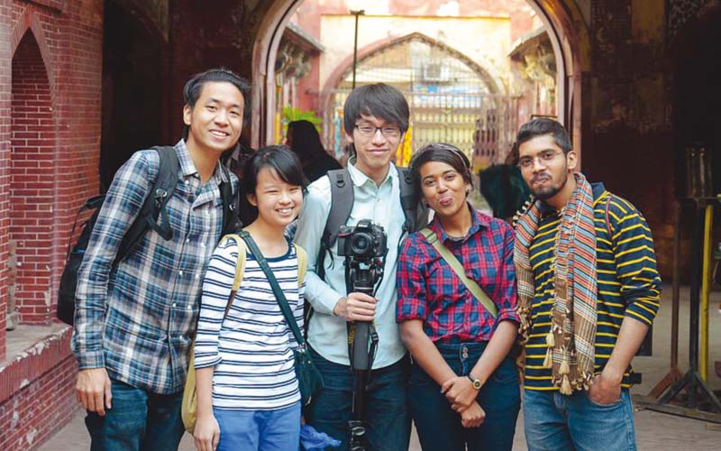 jeremy ho jemimah seow andre he and taahira ayub with a local photos publicity