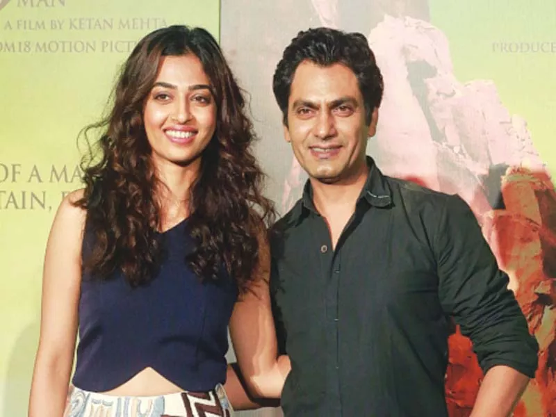 actor radhika apte plays nawazuddin s love interest in the film for which he sets about breaking a mountain photo file actor radhika apte plays nawazuddin s love interest in the film for which he sets about breaking a mountain photo file