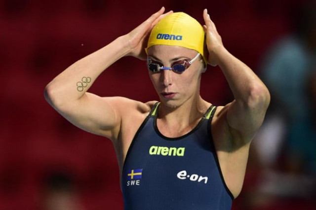 the swedish swimmer clocked 30 05sec to win first world title photo afp the swedish swimmer clocked 30 05sec to win first world title photo afp
