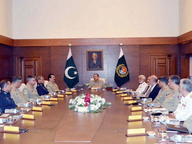 chairman general rashid mehmood presides over the jcsc meeting in rawalpindi photo ppi