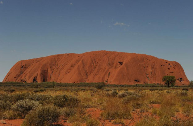 stephen callaghan said he would use some of the donated money so he could take his three children on a trip to uluru in central australia photo afp