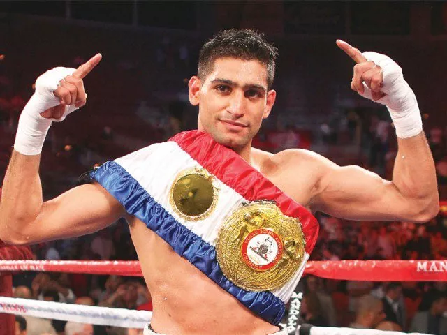 amir might have attracted the pacman in search of fight with mayweather photo afp amir might have attracted the pacman in search of fight with mayweather photo afp