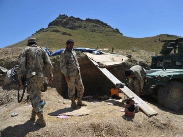 a file photo of afghan border police photo afp file