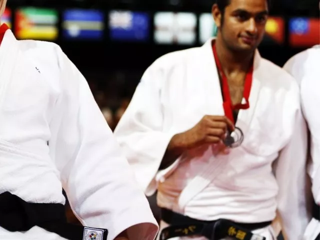 shah hussain shah of pakistan r won the silver medal in the judo 100kg gold medal contest at the 2014 commonwealth games in glasgow scotland july 26 2014 photo reuters shah hussain shah of pakistan r won the silver medal in the judo 100kg gold medal contest at the 2014 commonwealth games in glasgow scotland july 26 2014 photo reuters