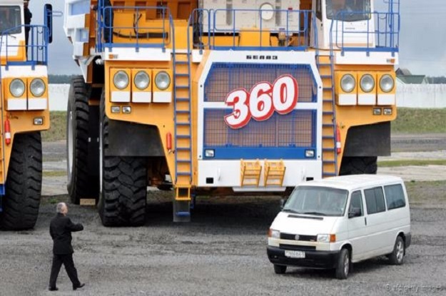 visit to belarus pm impressed by largest mining truck manufacturer