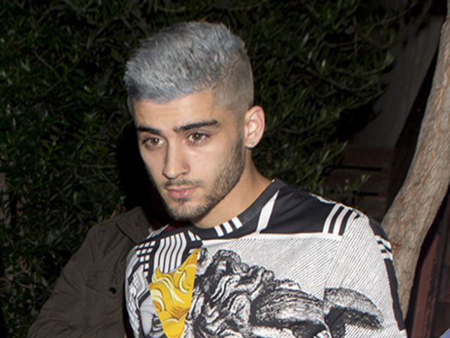 Zayn Malik's obsession with hair colour continues. This time it's grey!