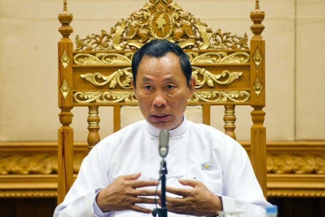 myanmar 039 s ruling party chief shwe mann photo afp myanmar 039 s ruling party chief shwe mann photo afp