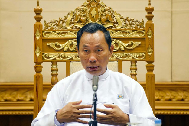 myanmar 039 s ruling party chief shwe mann photo afp