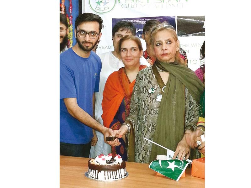 roohi said she missed the presence of her contemporaries and friends firdous jamal and abid ali on her birthday this year photo adnan lodhi express