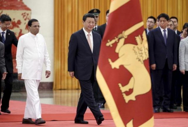 sri lanka 039 s president maithripala sirisena l and china 039 s president xi jinping attend a welcoming ceremony at the great hall of the people in beijing march 26 2015 photo reuters sri lanka 039 s president maithripala sirisena l and china 039 s president xi jinping attend a welcoming ceremony at the great hall of the people in beijing march 26 2015 photo reuters