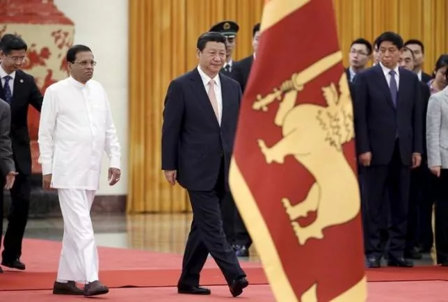 sri lanka 039 s president maithripala sirisena l and china 039 s president xi jinping attend a welcoming ceremony at the great hall of the people in beijing march 26 2015 photo reuters sri lanka 039 s president maithripala sirisena l and china 039 s president xi jinping attend a welcoming ceremony at the great hall of the people in beijing march 26 2015 photo reuters