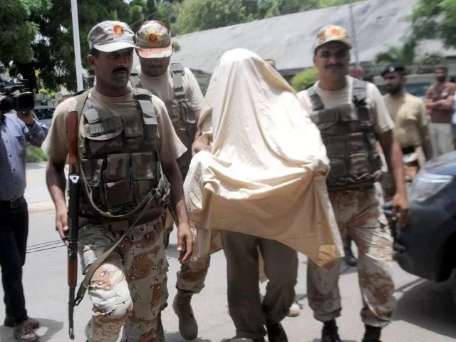 one of the men arrested was a target killer and a close associate of saleem inqlabi and manzoor lamba photo rashid ajmeri express one of the men arrested was a target killer and a close associate of saleem inqlabi and manzoor lamba photo rashid ajmeri express